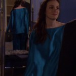 Blair’s blue silk pajamas on Gossip Girl