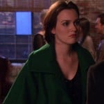 Blair’s green cape/jacket on Gossip Girl