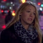 Serena’s leopard print scarf of Gossip Girl