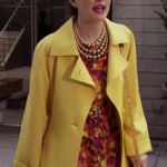 Blair’s yellow coat on Gossip Girl