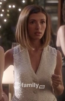 India’s white vest on Jane by Design