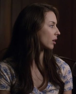 Spencer’s bicycle print shirt on Pretty Little Liars