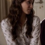 Spencer’s bird print top on Pretty Little Liars