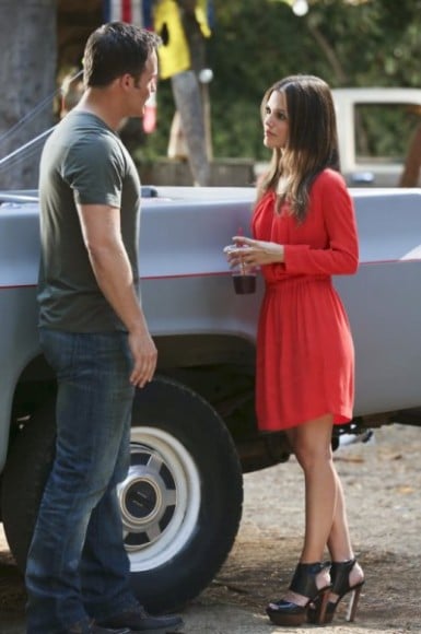 Rachel Bilson's red dress on Hart of Dixie