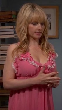 Bernadette's pink nightie on The Big Bang Theory