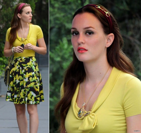 Blair's yellow outfit on Gossip Girl season 6