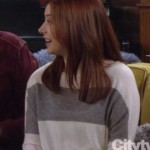 Lily’s grey and white striped sweater on How I Met Your Mother