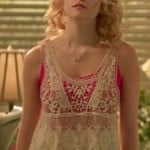 Magnolia’s crochet top over pink on Hart of Dixie