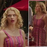 Magnolia’s pink striped dress on Hart of Dixie
