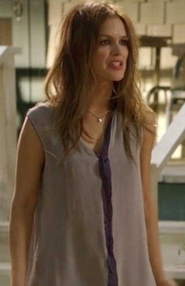 Rachel Bilson's grey top on Hart of Dixie