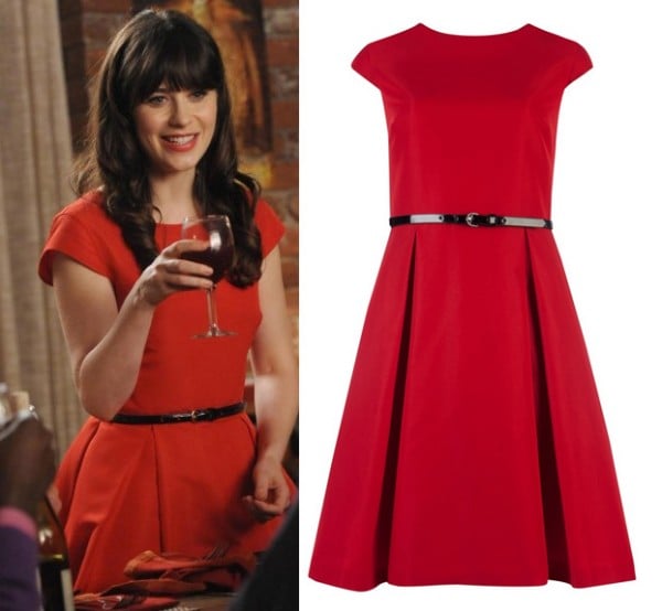 Jess Days red thanksgiving day dress