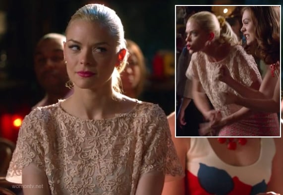 Lemon’s lace crop top on Hart of Dixie