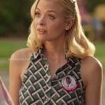Lemon’s green check print sleeveless shirt on Hart of Dixie