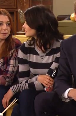 Robin’s grey striped sweater on How I Met Your Mother