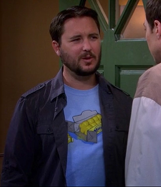 Wil Wheaton’s blue shirt on The Big Bang Theory