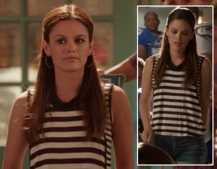 Rachel Bilsons striped top on Hart of Dixie season 2