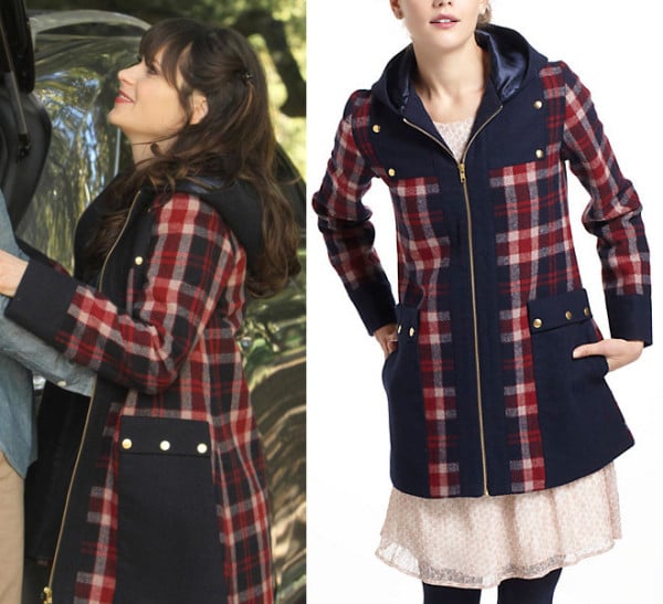 Jess Days checked jacket on New Girl