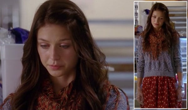 Marleys light blue sweater on Glee