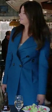 Penny's blue coat on Happy Endings