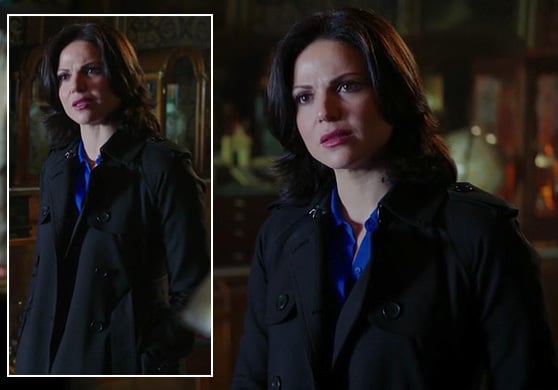 Regina's black coat on Once Upon A Time