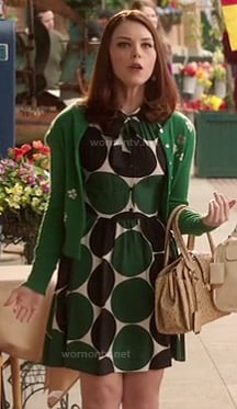 AnnaBeth's green polka dot dress on Hart of Dixie