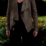 Emma Swan’s grey leather jacket on Once Upon A Time