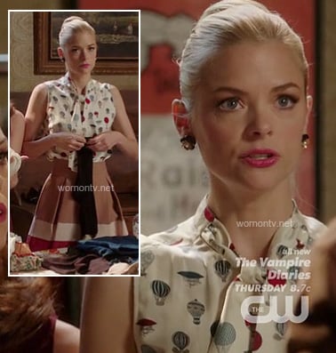 Lemon's hot air balloon blouse on Hart of Dixie