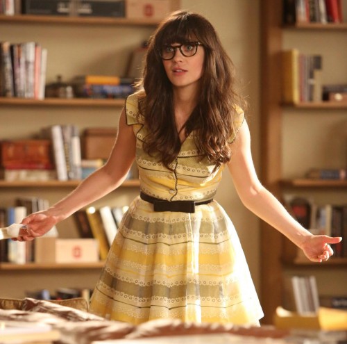 Jess’s yellow dress on New Girl
