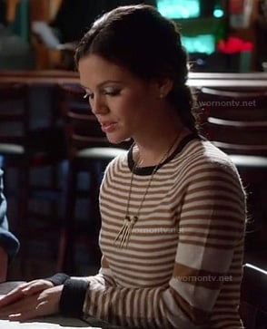 Rachel Bilsons striped sweater on Hart of Dixie