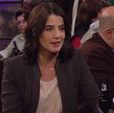 Robin's leather collar jacket on HIMYM