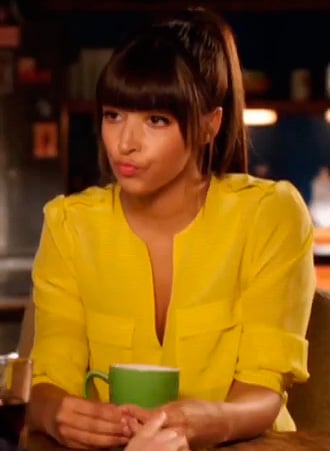 Cece's yellow top on New Girl