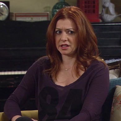 Lily’s purple “84” sweatshirt on How I Met Your Mother