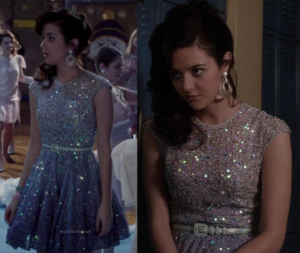 Maggies sequin prom dress on The Carrie Diaries