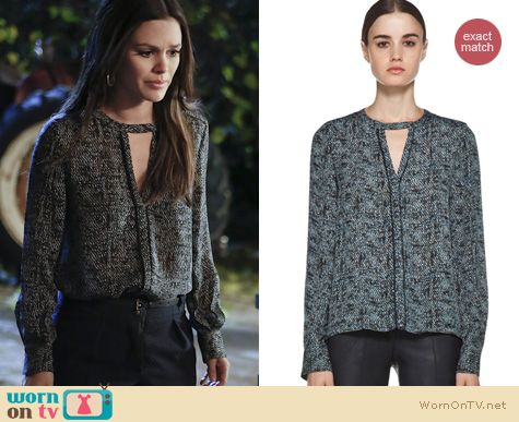 A.L.C. Ari blouse in grain