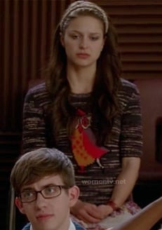 Marley's owl top on Glee