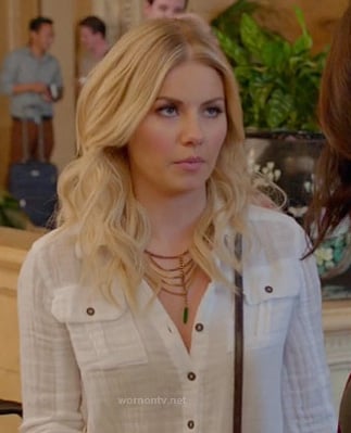 Alex's white shirt on Happy Endings