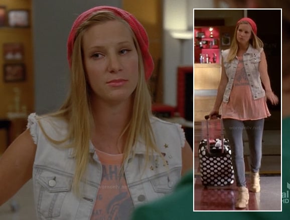 Brittany's polka dot port on Glee