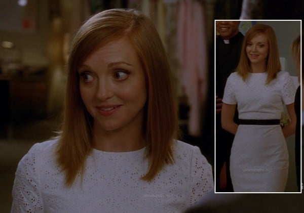 Emma's wedding dress on Glee