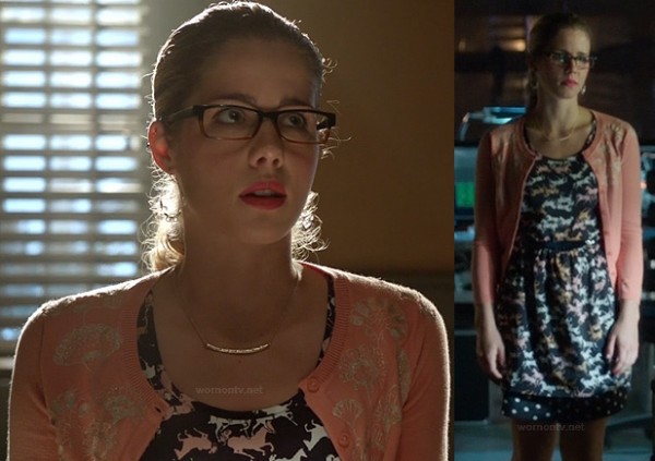 Felicity's horse print dress on Arrow