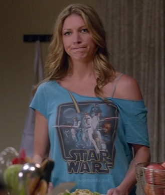 Josslyn’s blue Star Wars tee on Mistresses