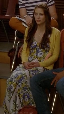 Marley's floral maxi dress on Glee