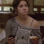 Callie’s grey owl sweatshirt on The Fosters