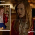 Daphne’s red school blazer on Switched at Birth
