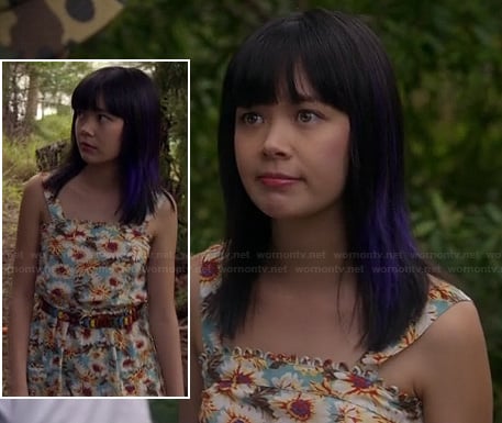Grace’s floral dress on Camp