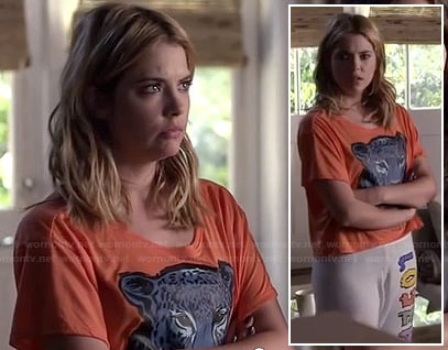 Hanna's LOSER sweatpants on PLL