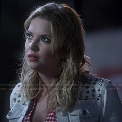 Hanna's studded denim jacket on PLL