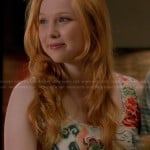 Alexis’s floral print tank top on Castle