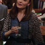 Bones’s mixed print blouse on Bones
