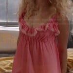 Carrie’s pink ruffled nightie on The Carrie Diaries