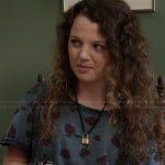 Dorrit’s strawberry print tee on The Carrie Diaries